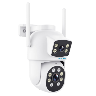 2MP PAN/TİLT DUAL ÇİFT KAMERALI WIFI IP KAMERA - 1