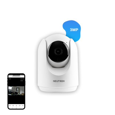 360 Dönebilen 3MP IP Güvenlik Kamerası - 1
