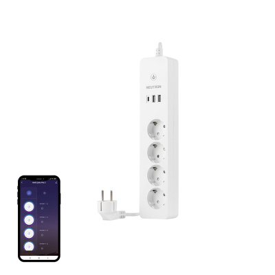 Wi-Fi Destekli Akım Korumalı 4'lü Priz - 1